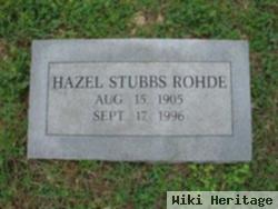 Hazel Nancy Stubbs Rohde