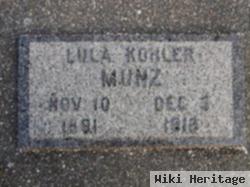 Lula Kohler Munz