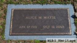 Alice M Mayse