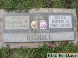 George W Riddle