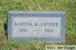 Martha M. J. Ryder