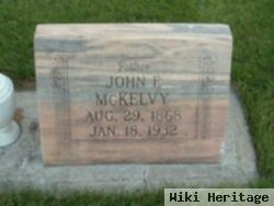 John F Mckelvy