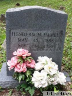 Henderson Hamby