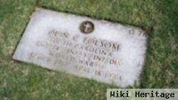 Pvt Olin Clyde "olin" Folsom