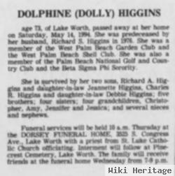 Dolphine "dolly" Higgins