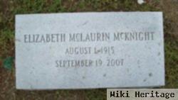 Elizabeth Mclaurin Mcknight