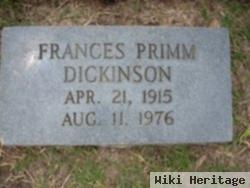 Frances Primm Dickinson