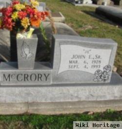 John Elmo "j.e." Mccrory, Sr