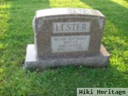 Bessie Matherly Lester