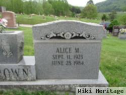 Alice M. Brown