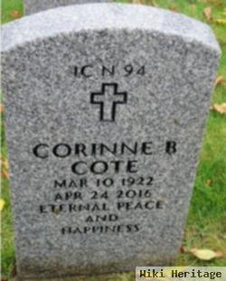 Corinne B Cote