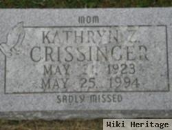 Kathryn Geneva "kate" Zwolle Crissinger