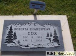 Roberta Shakespear Cox