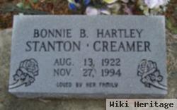 Bonnie B. Hartley Stanton Creamer