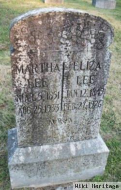 Elizabeth S "eliza" Lee