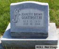 Jeanette Ann Brown Quattrocchi