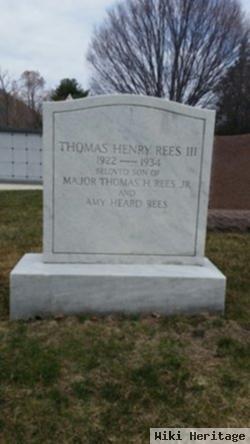 Thomas Henry Rees, Iii