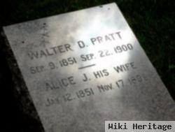 Walter D Pratt