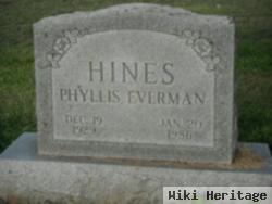 Phyllis Joan Everman Hines