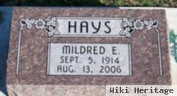 Mildred E Hays