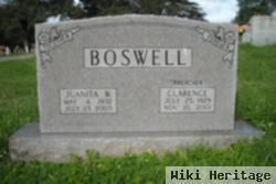 Clarence B. "preacher" Boswell