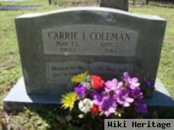 Carrie I. Coleman