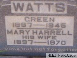 Mary Rebecca Harrell Watts