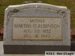 Martha O Robinson