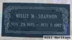 Willie M Shannon