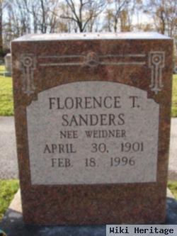 Florence T Weidner Sanders