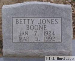 Betty Jones Boone