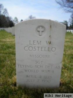 Lemuel Walter "lem" Costello