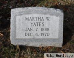 Martha W Yates