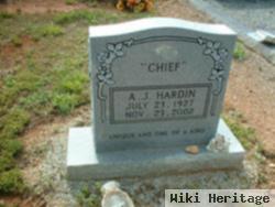 A. J. "chief" Hardin