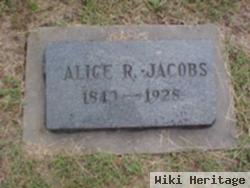 Alice R Jacobs