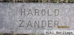 Harold Zander