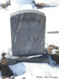 Ida D Snider