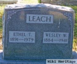 Ethel T Leach