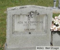 Ada M Christian