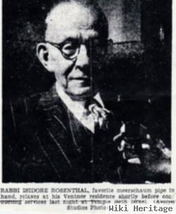 Rabbi Isidore Rosenthal