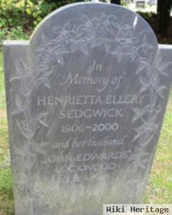 Henrietta Ellery Sedgwick Lockwood