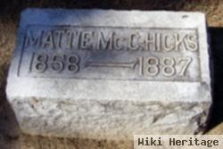 Mattie Mcculloch Hicks