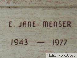 E Jane Menser