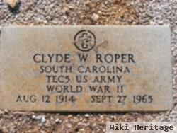 Clyde W Roper