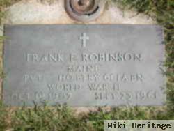 Frank E Robinson