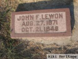 John F Lewon