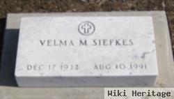 Velma M Siefkes