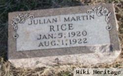 Julian Martin Rice