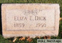 Eliza E Dick