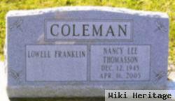 Nancy Lee Thomasson Coleman